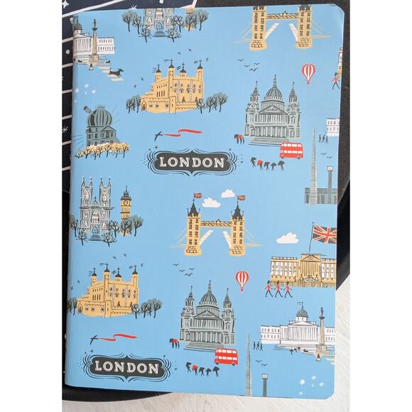 London Stationery A6 Lined Notebooks Set of 3 Gift Idea for Travel Lover NEW - Picture 5 of 11